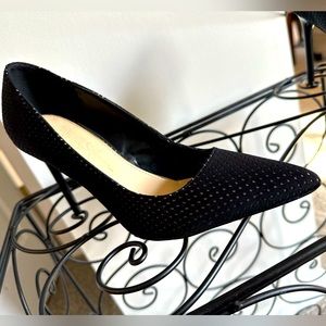 Jessica Simpson Black Polka Dot High Heel Size 8.5